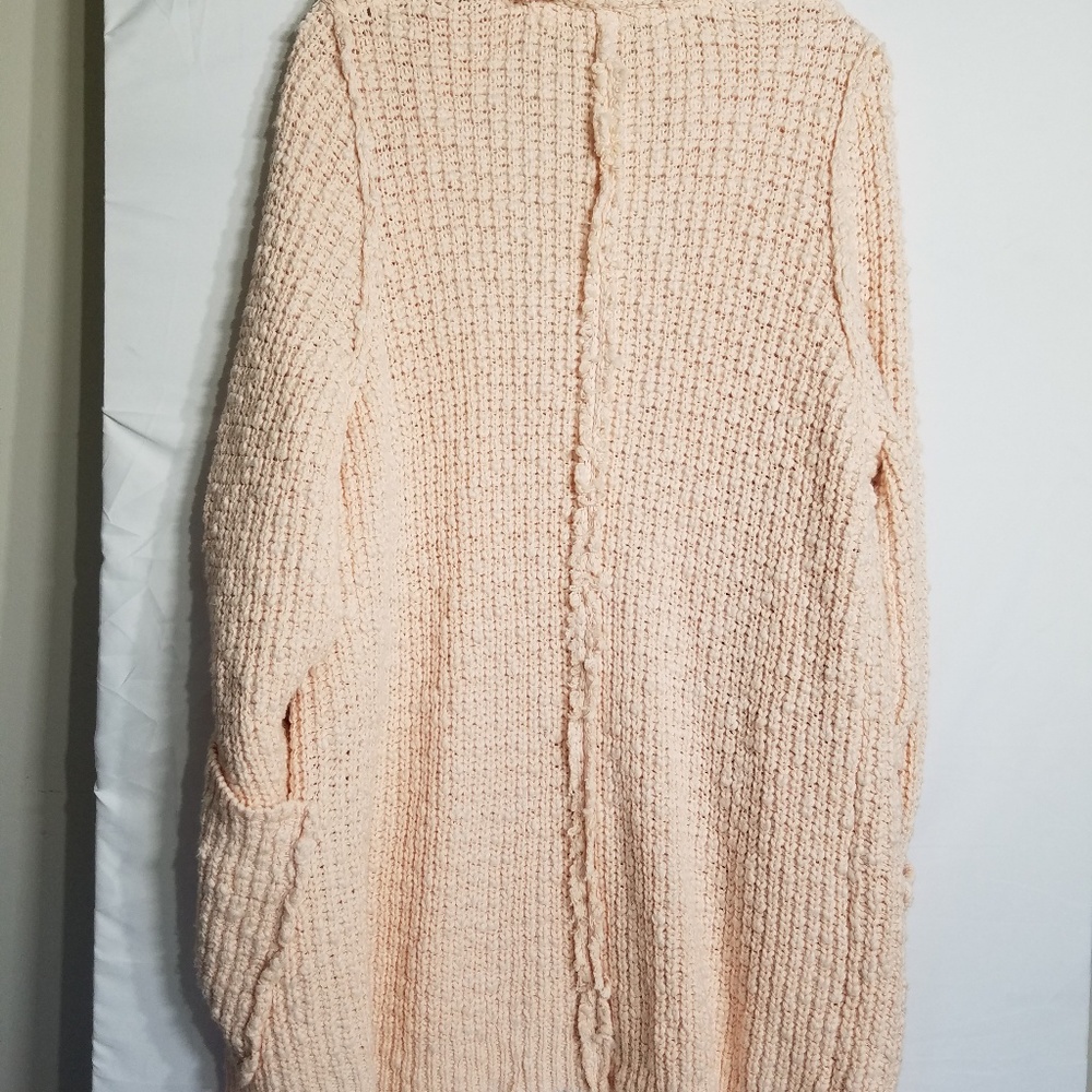 Free People Chunky Knitted Open Flow Jacket/Cardigan/Sweater Sz SP - Picture 2 of 6